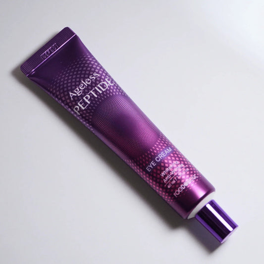 Ageless Peptide Eye Cream for sensitive skin – part of affordable clean skincare routine by Food2Skin