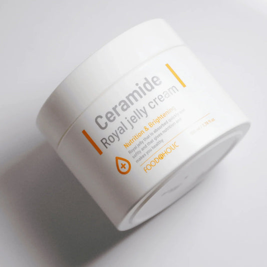 Ceramide Royal Jelly Cream for sensitive skin – part of affordable clean skincare routine by Food2Skin