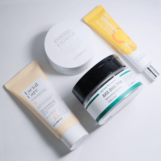 Clear & Bright Perfection Bundle for sensitive skin – part of affordable clean skincare routine by Food2Skin