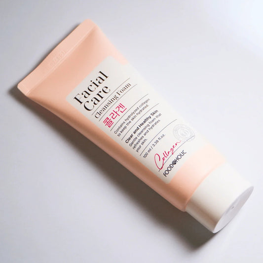 Daily Collagen Foaming Facial Cleanser for sensitive skin – part of affordable clean skincare routine by Food2Skin