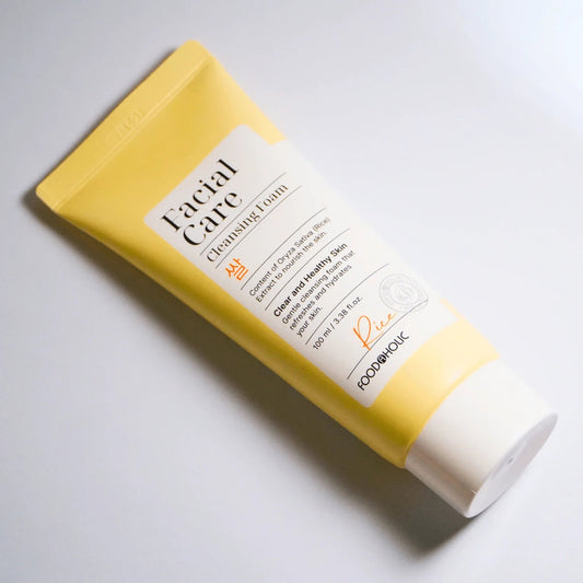 Daily Rice Foaming Facial Cleanser for sensitive skin – part of affordable clean skincare routine by Food2Skin