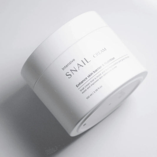 Intensive Snail Cream for sensitive skin – part of affordable clean skincare routine by Food2Skin