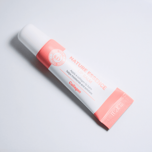 Nature Collagen Essence Lip Balm for sensitive skin – part of affordable clean skincare routine by Food2Skin
