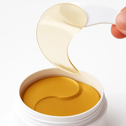 Pure Gold Hydrogel Eyepatch for sensitive skin – part of affordable clean skincare routine by Food2Skin