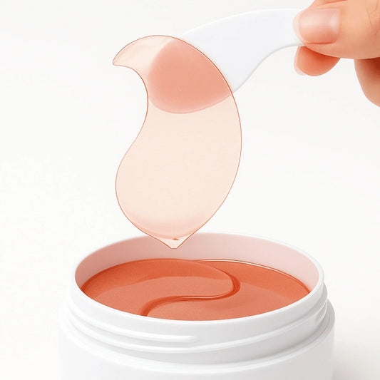 Rose Gold Hydrogel Eyepatch for sensitive skin – part of affordable clean skincare routine by Food2Skin