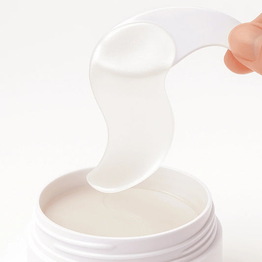 White Pearl Hydrogel Eyepatch for sensitive skin – part of affordable clean skincare routine by Food2Skin