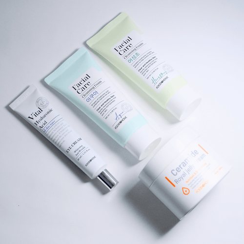 4 Steps Deep Cleanse Ritual for sensitive skin – part of affordable clean skincare routine by Food2Skin
