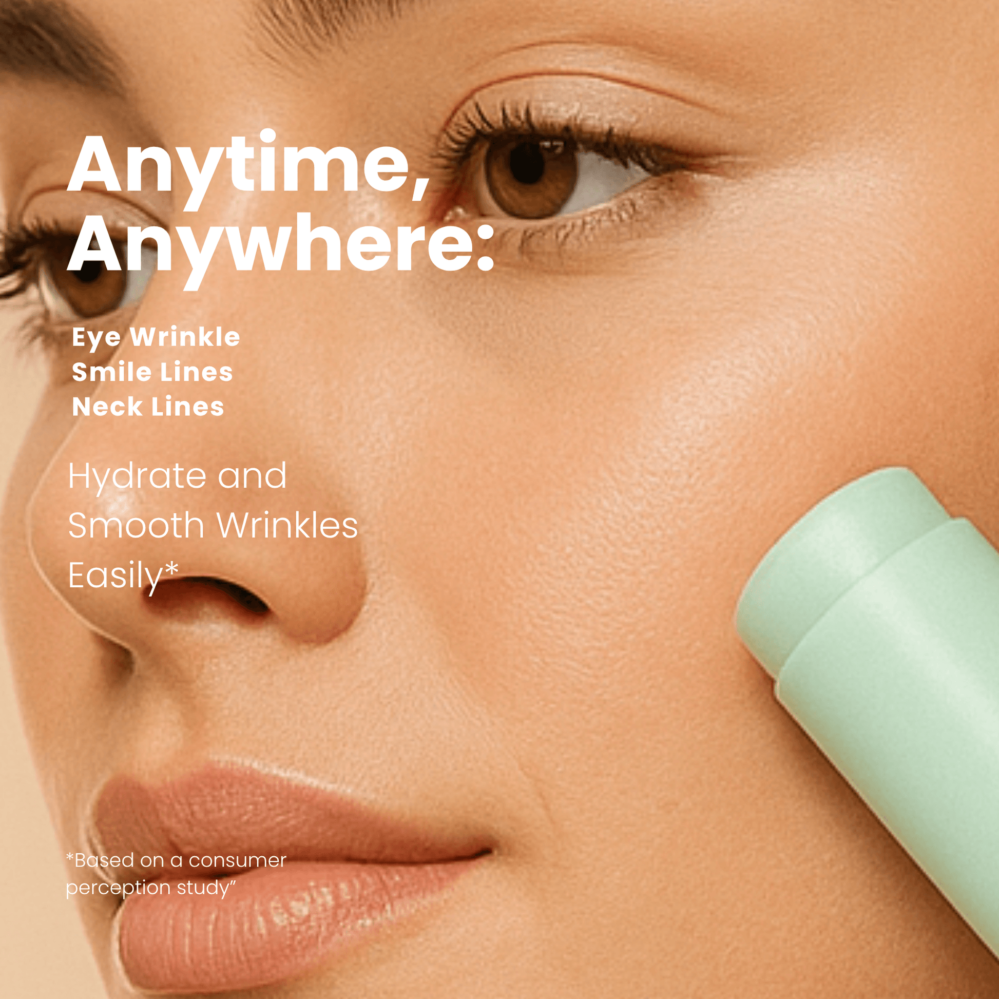 Centella Asiatica Eye Balm Stick for sensitive skin – part of affordable clean skincare routine by Food2Skin