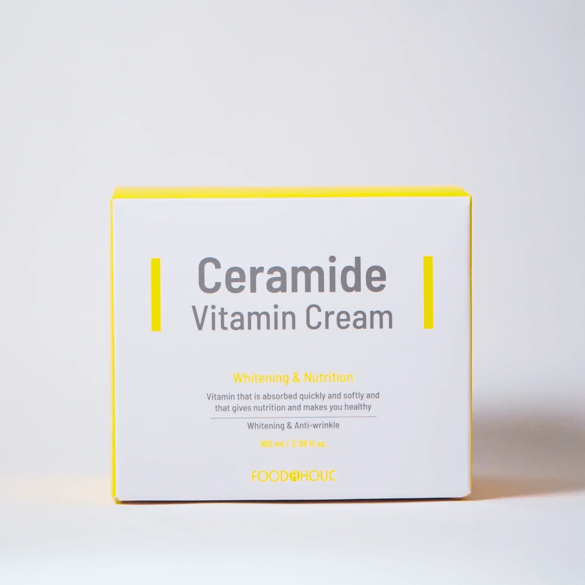 Ceramide Vitamin Cream for sensitive skin – part of affordable clean skincare routine by Food2Skin