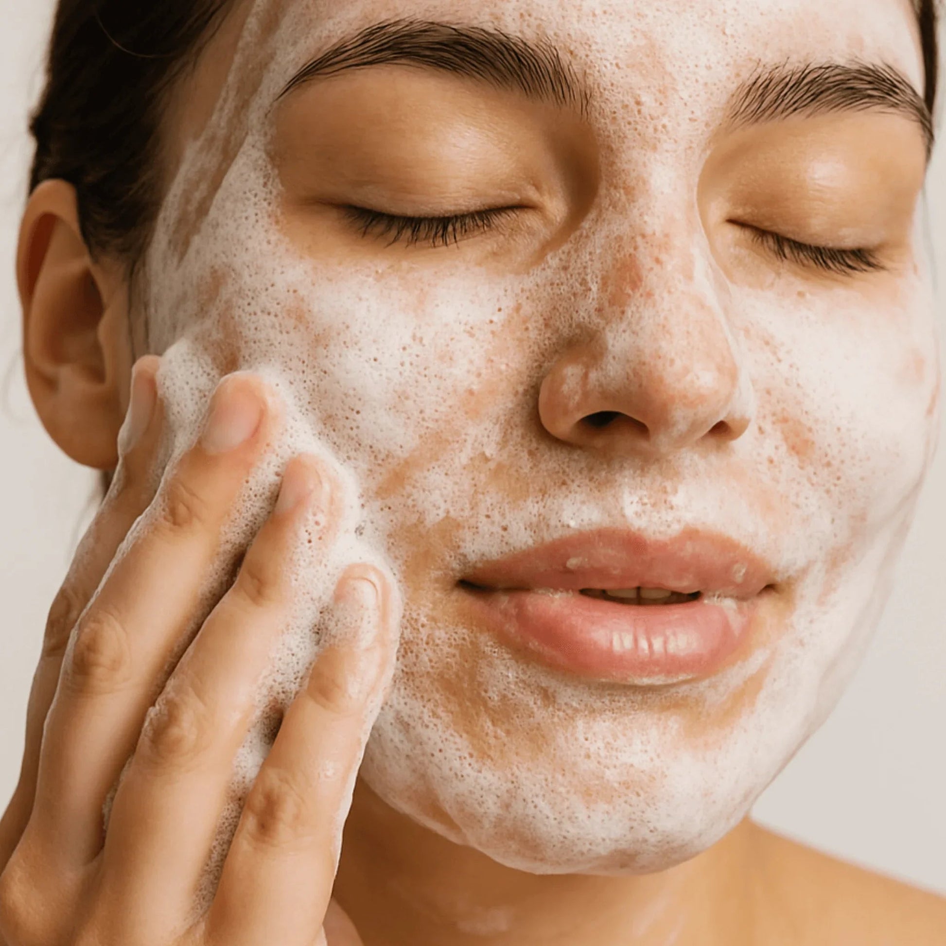 Daily Rice Foaming Facial Cleanser for sensitive skin – part of affordable clean skincare routine by Food2Skin
