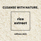 Daily Rice Foaming Facial Cleanser for sensitive skin – part of affordable clean skincare routine by Food2Skin
