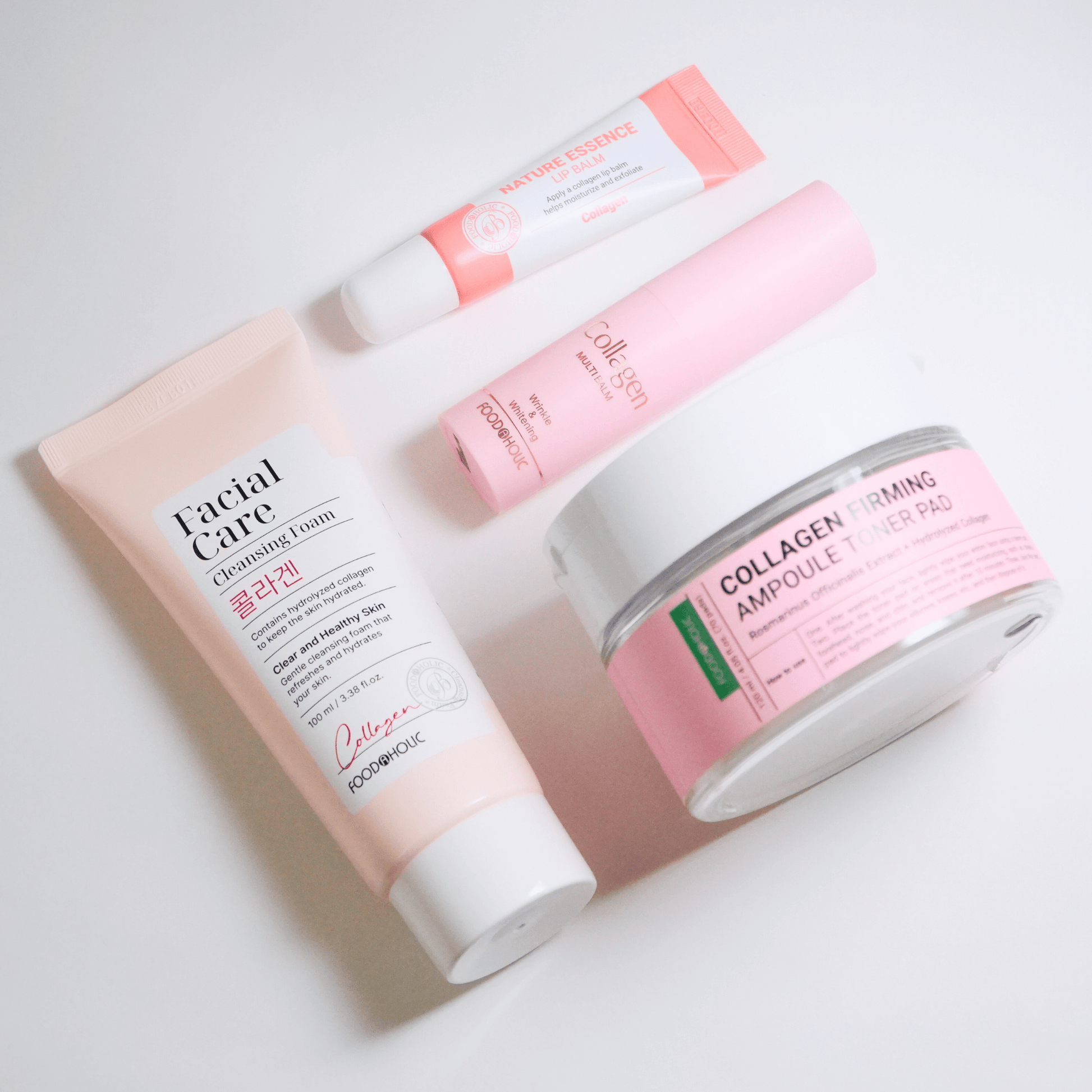 Intensive Collagen Elasticity Set for sensitive skin – part of affordable clean skincare routine by Food2Skin