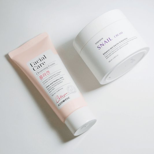 Snail Mucus Regeneration Set for sensitive skin – part of affordable clean skincare routine by Food2Skin