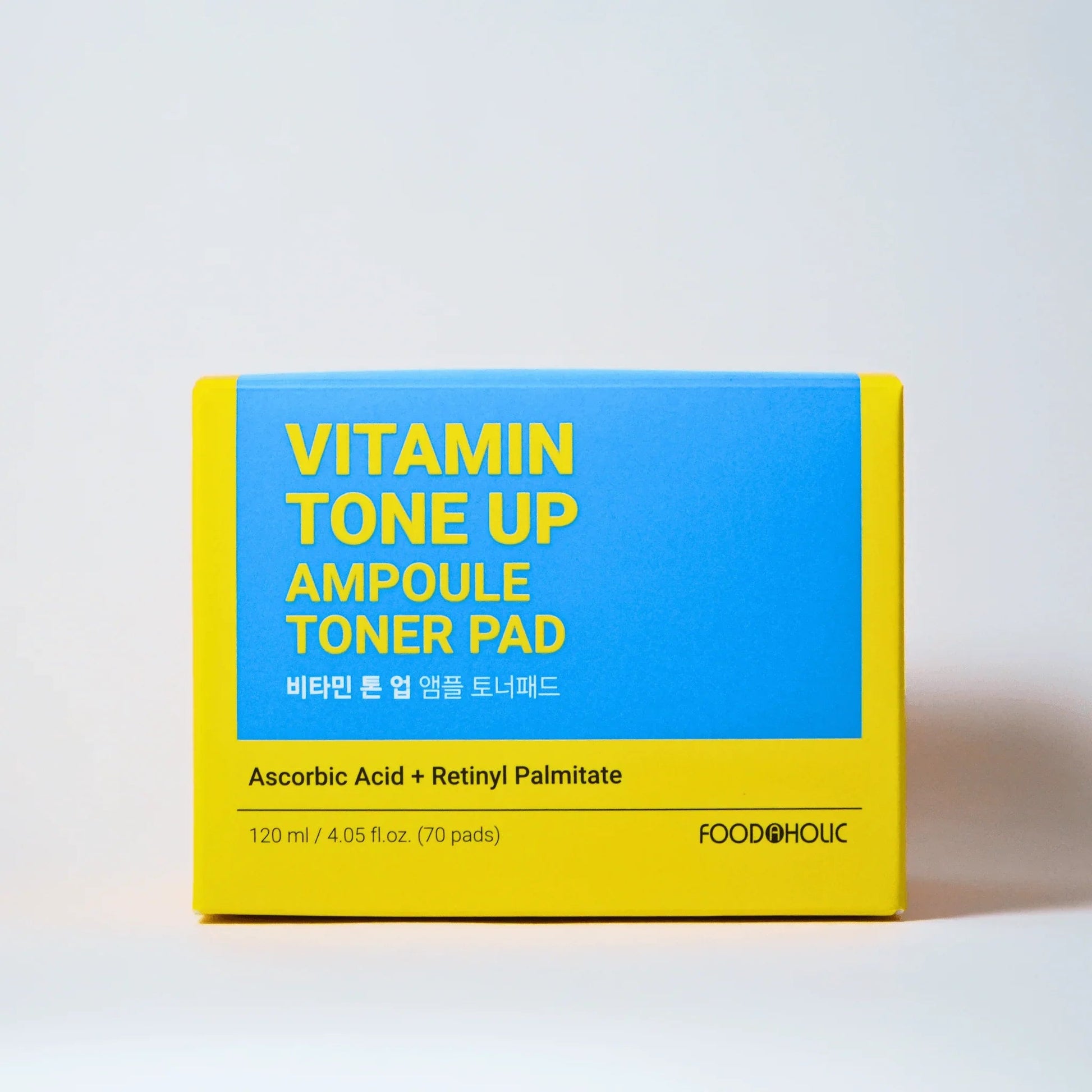 Vitamin Tone Up Ampoule Toner Pad for sensitive skin – part of affordable clean skincare routine by Food2Skin