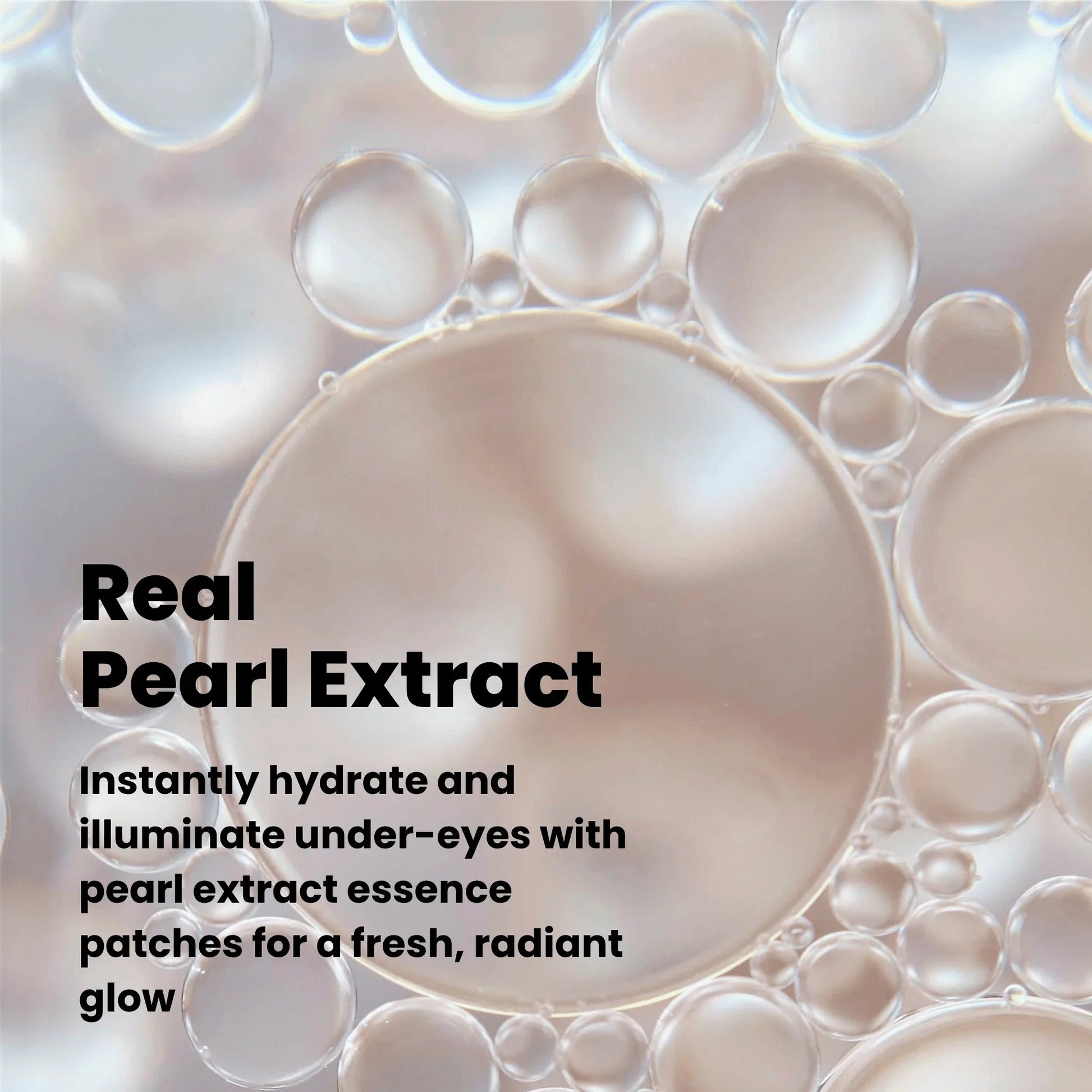 White Pearl Hydrogel Eyepatch for sensitive skin – part of affordable clean skincare routine by Food2Skin